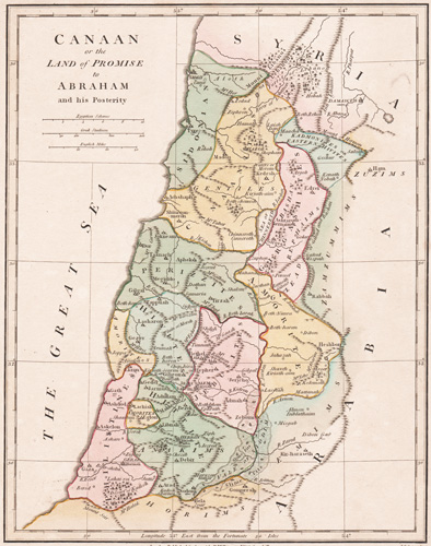 Canaan or the Land of Promise to Abraham and his Posterity 1808